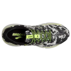 BROOKS Men's Ghost 15 Camo Running Shoe - Black/Ebony/Nightlife - Regular (D) -Patagonia Shop 110393 029 O Ghost 15
