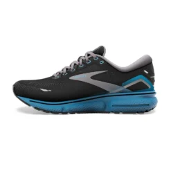 BROOKS Men's Ghost 15 Running Shoe- Black/Blackened Pearl/Blue- Regular (D) -Patagonia Shop 110393 056 M Ghost 15