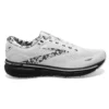 BROOKS Men's Ghost 15 Running Shoe- White/Ebony/Oyster