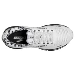 BROOKS Men's Ghost 15 Running Shoe- White/Ebony/Oyster 10 BROOKS Men's Ghost 15 Running Shoe- White/Ebony/Oyster -Patagonia Shop 110393 149 O Ghost 15
