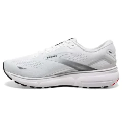 BROOKS Men's Ghost 15 Running Shoe- White/Black/Flame 11 BROOKS Men's Ghost 15 Running Shoe- White/Black/Flame -Patagonia Shop 110393 184 M Ghost 15