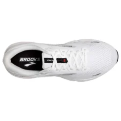 BROOKS Men's Ghost 15 Running Shoe- White/Black/Flame 12 BROOKS Men's Ghost 15 Running Shoe- White/Black/Flame -Patagonia Shop 110393 184 O Ghost 15