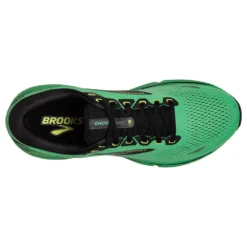 BROOKS Men's Ghost 15 Running Shoe- Green/Black/Sharp Green 11 BROOKS Men's Ghost 15 Running Shoe- Green/Black/Sharp Green -Patagonia Shop 110393 360 O Ghost 15