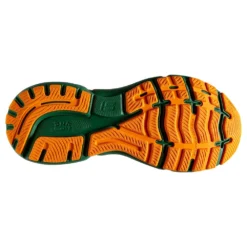 BROOKS Men's Ghost 15 Run Lucky Running Shoe- Green/White/Orange- Regular (D) -Patagonia Shop 110393 371 S Ghost 15