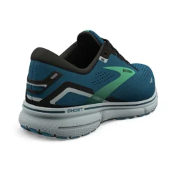 BROOKS Men's Ghost 15 Running Shoe - Moroccan Blue/Black/Spring Bud - Regular (D) -Patagonia Shop 110393 462 H Ghost 15