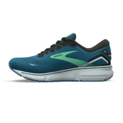 BROOKS Men's Ghost 15 Running Shoe - Moroccan Blue/Black/Spring Bud - Regular (D) -Patagonia Shop 110393 462 M Ghost 15