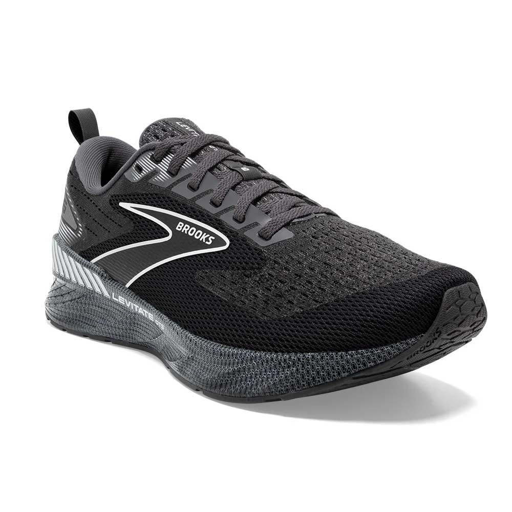 BROOKS Men's Levitate GTS 6 Running Shoe- Blackened Pearl/Ebony/White- Regular (D) 2 BROOKS Men's Levitate GTS 6 Running Shoe- Blackened Pearl/Ebony/White- Regular (D) - Image 2