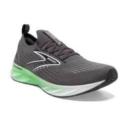BROOKS Men's Levitate StealthFit 6 Running Shoe- Blackened Pearl/Green/White- Regular (D) 8 BROOKS Men's Levitate StealthFit 6 Running Shoe- Blackened Pearl/Green/White- Regular (D) -Patagonia Shop 110397 323 A Levitate StealthFit 6