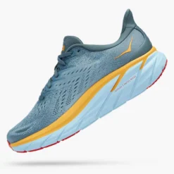 Hoka Men's Clifton 8 Running Shoe- Goblin Blue/Mountain Spring— Regular (D) 9 Hoka Men's Clifton 8 Running Shoe- Goblin Blue/Mountain Spring— Regular (D) -Patagonia Shop 1119393 GBMS 4