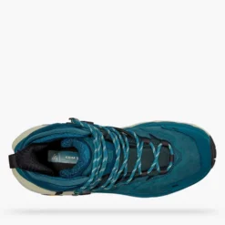 Hoka Women's Kaha 2 GTX Hiking Boot - Blue Coral/Blue Graphite - Regular (B) -Patagonia Shop 1123156 BCBGR 5 1