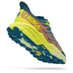 Hoka Men's Speedgoat 5 Trail Shoes - Blue Coral/Evening Primrose - Regular (D) -Patagonia Shop 1123157 BCEP 3