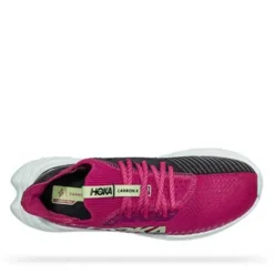 Hoka Women's Carbon X 3 Running Shoe- Festival Fuchsia/Black- Regular (B) -Patagonia Shop 1123193 FFBL 5