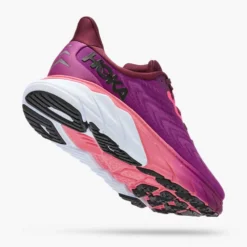 Hoka Women's Arahi 6 Running Shoe - Grape Wine/Beautyberry- Regular (B) -Patagonia Shop 1123195 GWBY 3