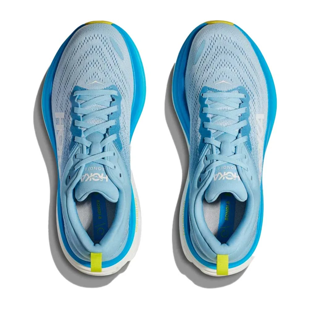Hoka Men's Bondi 8 Running Shoe - Airy Blue/Diva Blue - Wide (2E) 3 Hoka Men's Bondi 8 Running Shoe - Airy Blue/Diva Blue - Wide (2E) - Image 3