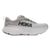 Hoka Men's Bondi 8 - Sharkskin/Harbor Mist - Extra Wide (4E)