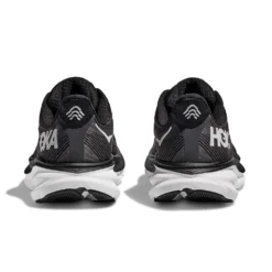 Hoka Men's Clifton 9 Running Shoe - Black/White -Patagonia Shop 1127895 BWHT 5
