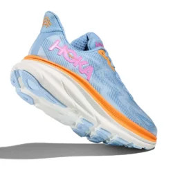 Hoka Women's Clifton 9 Running Shoe - Airy Blue/Ice Water - Wide (D) -Patagonia Shop 1127896 ABIW 4