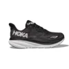 Hoka Women's Clifton 9 Running Shoe - Black/White - Wide (D)
