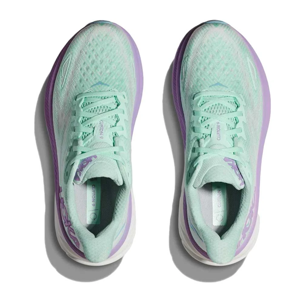 Hoka Women's Clifton 9 Running Shoe - Sunlit Ocean/Lilac Mist - Regular (B) 4 Hoka Women's Clifton 9 Running Shoe - Sunlit Ocean/Lilac Mist - Regular (B) - Image 4