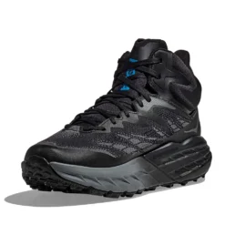 Hoka Men's Speedgoat 5 Mid GTX Running Shoe - Black/Black -Patagonia Shop 1127918 BBLC 3