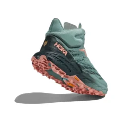 Hoka Women's Speedgoat 5 Mid GTX Trail Running Shoe - Agave/Spruce - Regular (B) -Patagonia Shop 1127919 ASPR 4