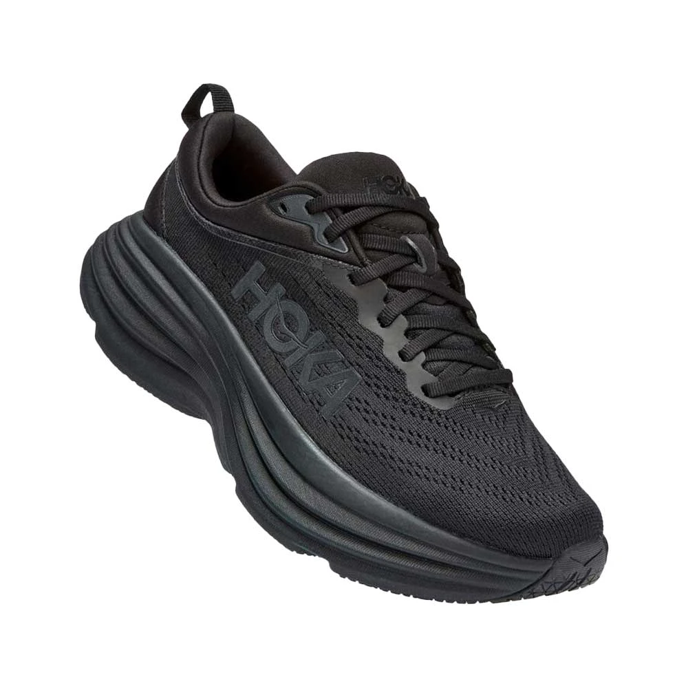 Hoka Men's Bondi 8 Running Shoe - Black/Black - Regular (D) 3 Hoka Men's Bondi 8 Running Shoe - Black/Black - Regular (D) - Image 3
