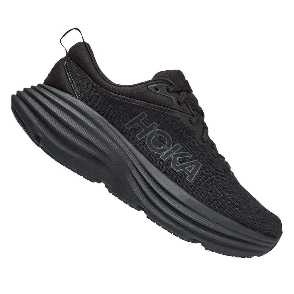Hoka Men's Bondi 8 Running Shoe - Black/Black - Regular (D) 2 Hoka Men's Bondi 8 Running Shoe - Black/Black - Regular (D) - Image 2