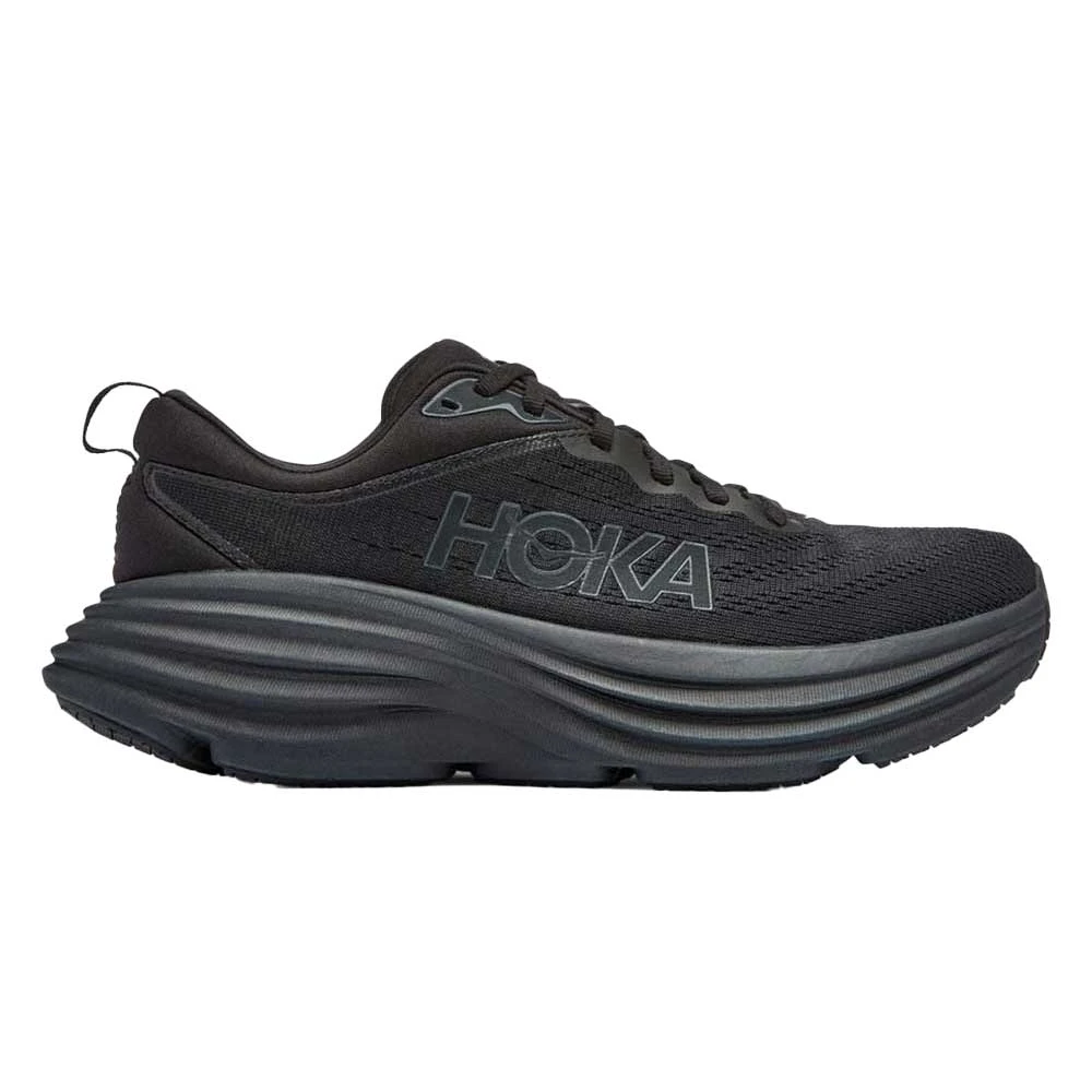 Hoka Men's Bondi 8 Running Shoe - Black/Black - Regular (D) 1 Hoka Men's Bondi 8 Running Shoe - Black/Black - Regular (D)