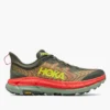 Hoka Men's Mafate Speed 4 Trail Shoe - Thyme/Fiesta- Regular (D)
