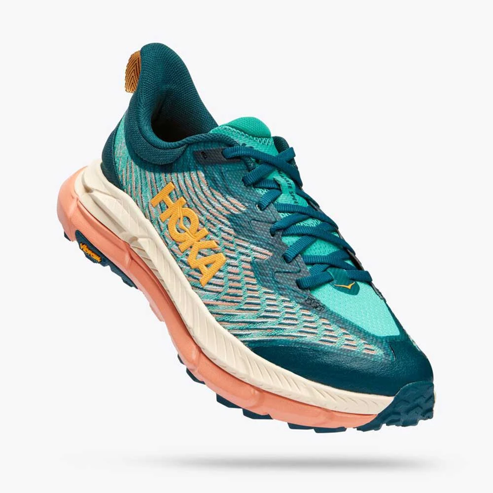 Hoka Women's Mafate Speed 4 Trail Shoe - DeepTeal/Water Garden - Regular (B) 2 Hoka Women's Mafate Speed 4 Trail Shoe - DeepTeal/Water Garden - Regular (B) - Image 2