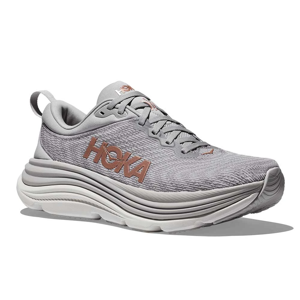 Hoka Women's Gaviota 5 Running Shoe - Harbor Mist/Rose Gold - Regular (B) 1 Hoka Women's Gaviota 5 Running Shoe - Harbor Mist/Rose Gold - Regular (B)