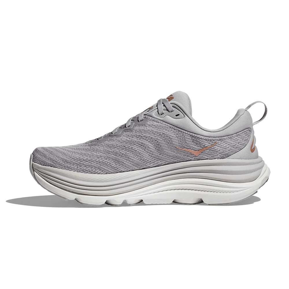 Hoka Women's Gaviota 5 Running Shoe - Harbor Mist/Rose Gold - Wide (D) 2 Hoka Women's Gaviota 5 Running Shoe - Harbor Mist/Rose Gold - Wide (D) - Image 2