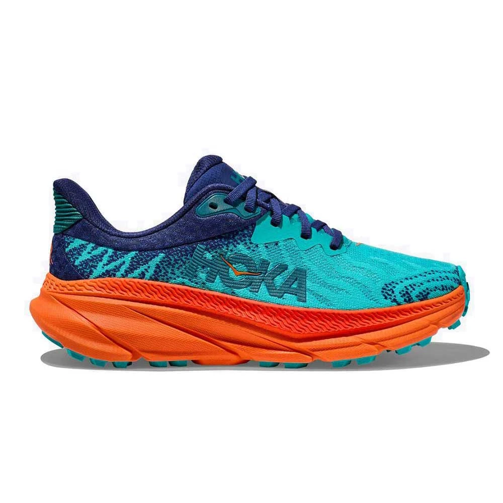 Hoka Men's Challenger ATR 7 Trail Running Shoe - Ceramic/Vibrant Orange- Regular (D) 1 Hoka Men's Challenger ATR 7 Trail Running Shoe - Ceramic/Vibrant Orange- Regular (D)