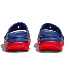 Hoka Unisex Ora Recovery Slide 3 - Bellwether Blue/Red Alert - Regular (D) -Patagonia Shop 1135061 BBRA 5