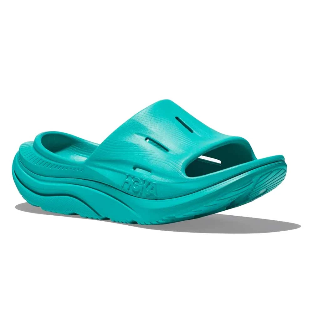 Hoka Unisex Ora Recovery Slide 3 - Ceramic/Ceramic 2 Hoka Unisex Ora Recovery Slide 3 - Ceramic/Ceramic - Image 2