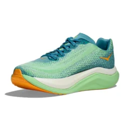 Hoka Men's Mach X Running Shoe - Ocean Mist/Lime Glow - Regular (D) 6 Hoka Men's Mach X Running Shoe - Ocean Mist/Lime Glow - Regular (D) -Patagonia Shop 1141450 OMLG 3