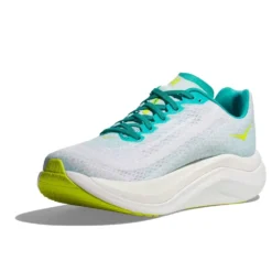 Hoka Men's Mach X Running Shoe - White/Blue Glass - Regular (D) 6 Hoka Men's Mach X Running Shoe - White/Blue Glass - Regular (D) -Patagonia Shop 1141450 WBGL 3