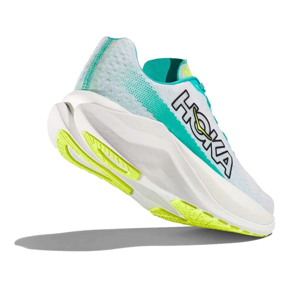 Hoka Men's Mach X Running Shoe - White/Blue Glass - Regular (D) 2 Hoka Men's Mach X Running Shoe - White/Blue Glass - Regular (D) - Image 2