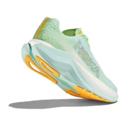 Hoka Women's Mach X Running Shoe - Lime Glow/Sunlit Ocean - Regular (B) -Patagonia Shop 1141451 LGSO 4