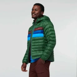 Cotopaxi Men's Fuego Down Hooded Jacket - Forest Stripes -Patagonia Shop 1200X1200jpeg F22MFuegoDownHoodedJacketForestStripes 3 1200x 34d07b1a 2796 415d b6d1 80e88b428fc1