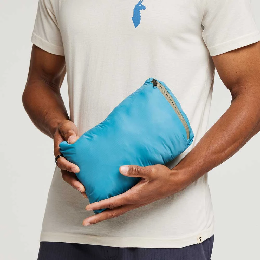 Cotopaxi Men's Fuego Down Hooded Jacket - Stone Stripe 9 Cotopaxi Men's Fuego Down Hooded Jacket - Stone Stripe - Image 9