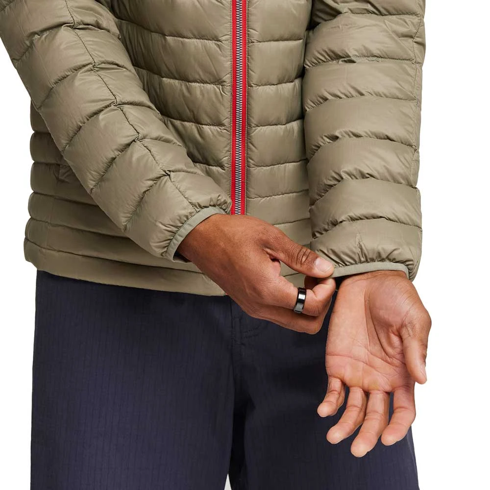 Cotopaxi Men's Fuego Down Hooded Jacket - Stone Stripe 7 Cotopaxi Men's Fuego Down Hooded Jacket - Stone Stripe - Image 7