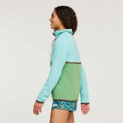 Cotopaxi Women's Amado Fleece Pullover - Sea Glass & Kelp -Patagonia Shop 1200x1200 png S23 W Amado Fleece Sea Glass Kelp 2