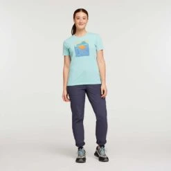 Women's Cotopaxi Vibe Organic T-Shirt - Sea Glass -Patagonia Shop 1200x1200 png S23 W Cotopaxi Vibe Organic T Shirt Sea Glass 1