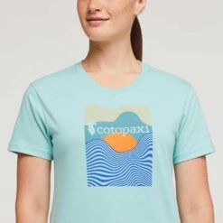 Women's Cotopaxi Vibe Organic T-Shirt - Sea Glass -Patagonia Shop 1200x1200 png S23 W Cotopaxi Vibe Organic T Shirt Sea Glass 5