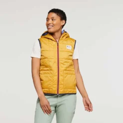 Cotopaxi Women's Teca Cálido Hooded Vest - Honeybee -Patagonia Shop 1200x1200 png S23 W Teca Calido Hooded Vest Honeybee 11