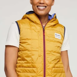 Cotopaxi Women's Teca Cálido Hooded Vest - Honeybee -Patagonia Shop 1200x1200 png S23 W Teca Calido Hooded Vest Honeybee 8
