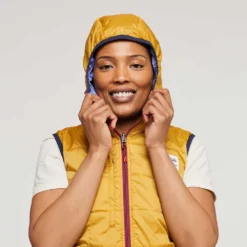 Cotopaxi Women's Teca Cálido Hooded Vest - Honeybee -Patagonia Shop 1200x1200 png S23 W Teca Calido Hooded Vest Honeybee 9