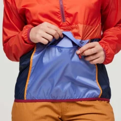 Cotopaxi Women's Teca Half Zip Windbreaker - Feisty -Patagonia Shop 1200x1200 png S23 W Teca Half Zip Windbreaker Fiesty 5