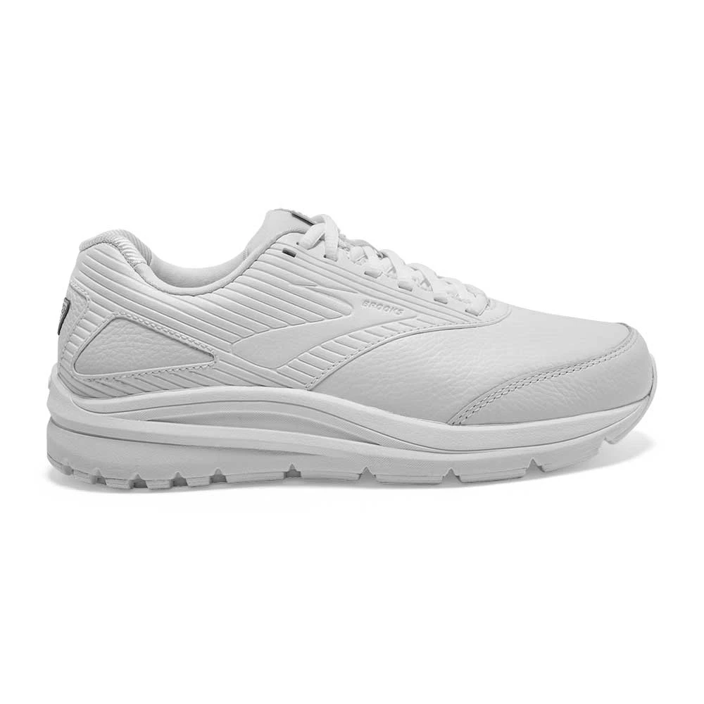BROOKS Women's Addiction Walker 2 Walking Shoe - White/White- Extra Wide (2E) 1 BROOKS Women's Addiction Walker 2 Walking Shoe - White/White- Extra Wide (2E)